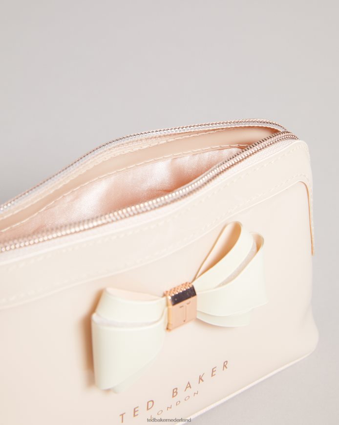 Ted Baker Aimee make-uptasje met gebogen strik Het is roze Tassen vrouwen 6R02N1170