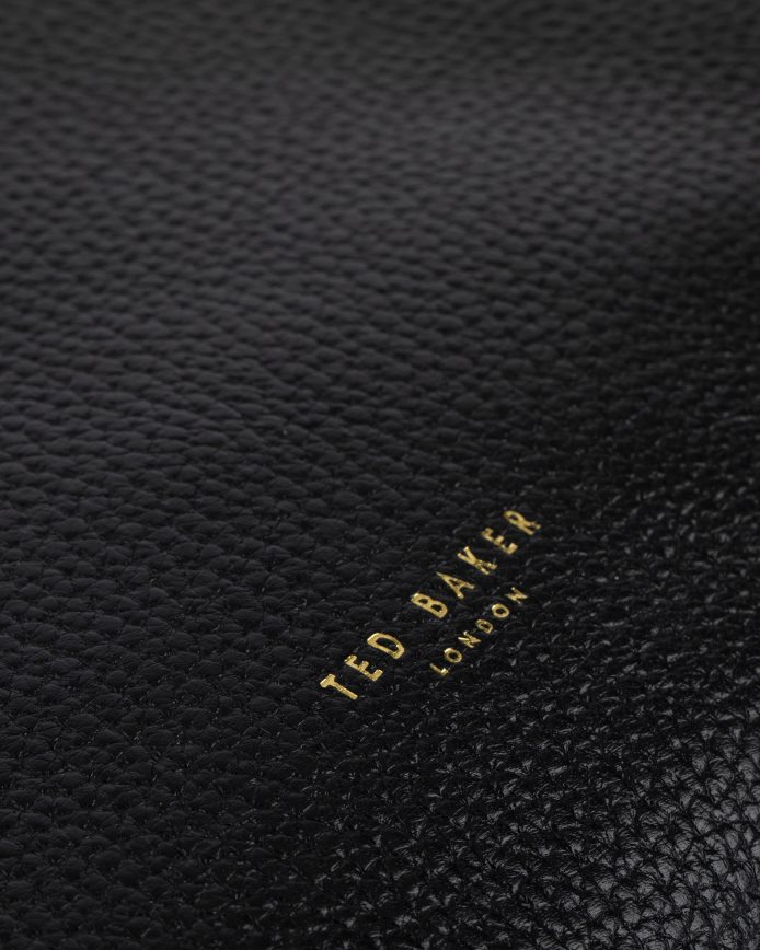 Ted Baker Clarkia shopper met facetgeslepen facetten zwart Tassen vrouwen 6R02N827