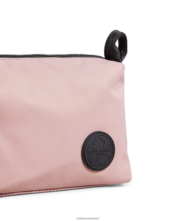 Ted Baker Daiana medium nylon toilettas bleekroze Tassen vrouwen 6R02N1197